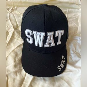 “SWAT” Black Baseball Cap